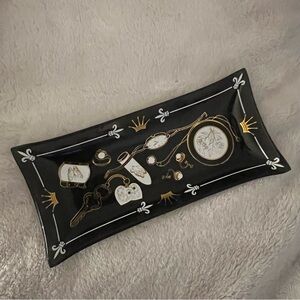 MCM Black and Gold Decorative Tray